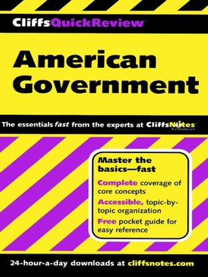 CliffsQuickReview American Government - ebook